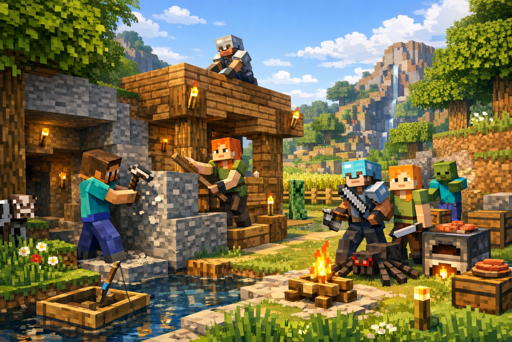 Cooperative Survival Gameplay and Why It Remains the Heart of Minecraft